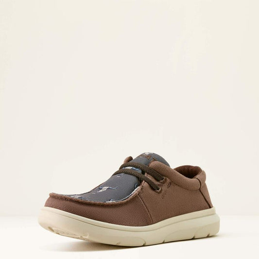 Hilo Shoe Chocolate/Steer Head Kid's