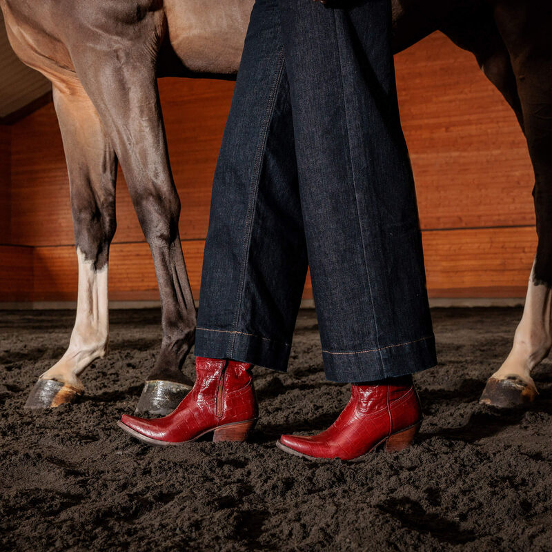 Ariat Casanova Dubonnet Croc Print