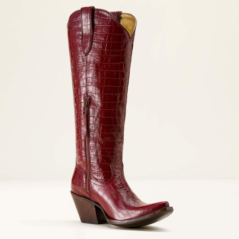 Ariat Casanova Dubonnet Croc Print