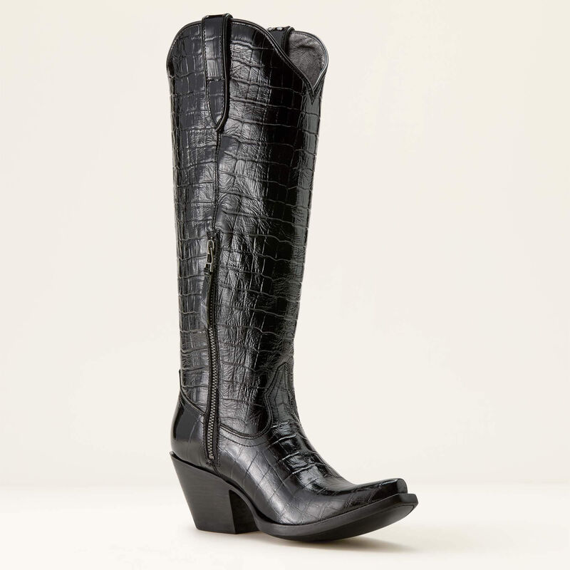 Ariat Casanova Caviar Croc Print Boots