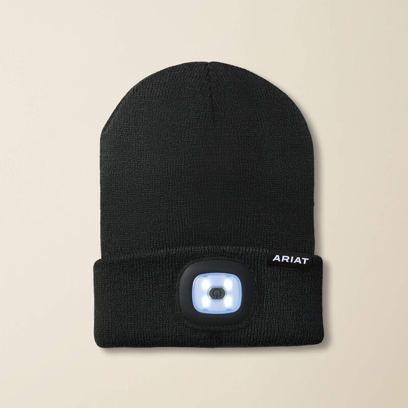 Ariat Rebar Headlight Beanie Black