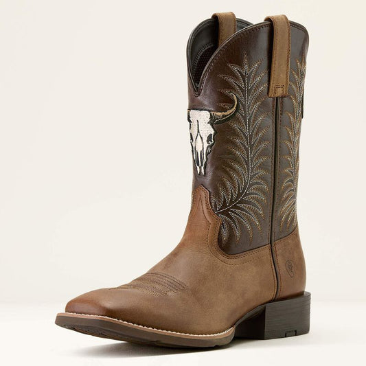 Ariat Sport Steer Skull Men's Boots