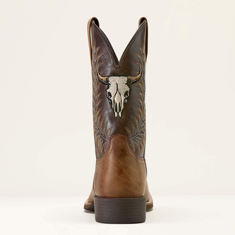 Ariat Sport Steer Skull Men's Boots