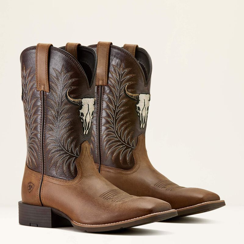 Ariat Sport Steer Skull Men's Boots