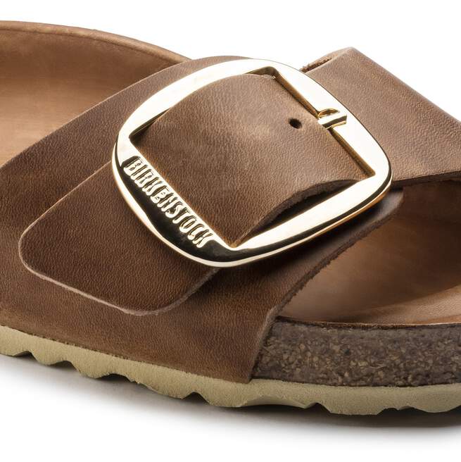 Birkenstock Madrid Big Buckle Cognac Sandal
