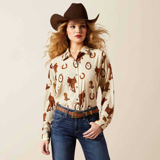 Ariat Homestyle Saddle Women's Button Up