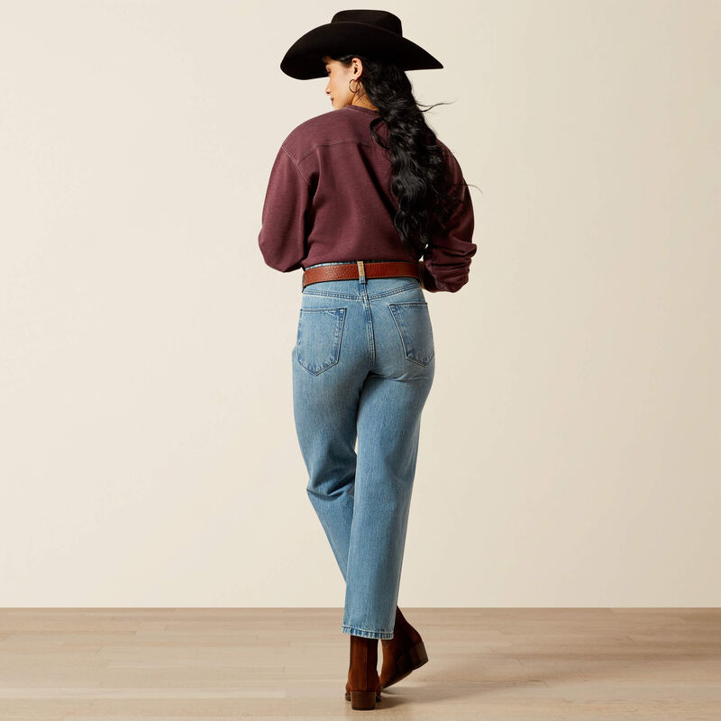 Ariat Cheyenne Yoke Candy Cropped Ultra High Rise