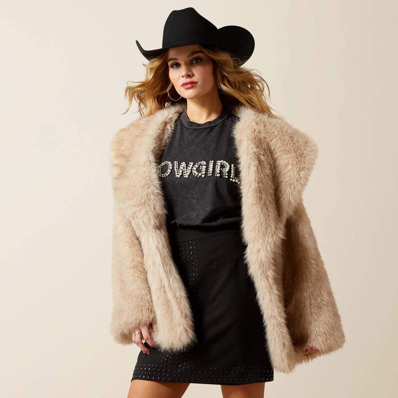 Faux Fur Luxurious Coat