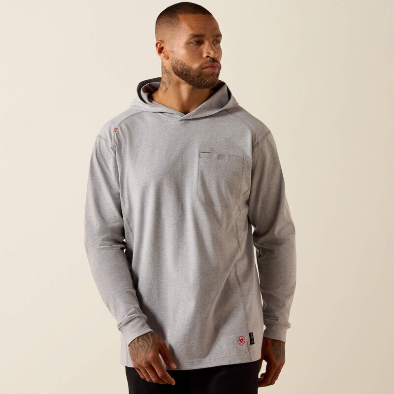Ariat FR Air Hooded Top Silver Fox Heather