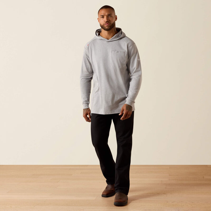 Ariat FR Air Hooded Top Silver Fox Heather