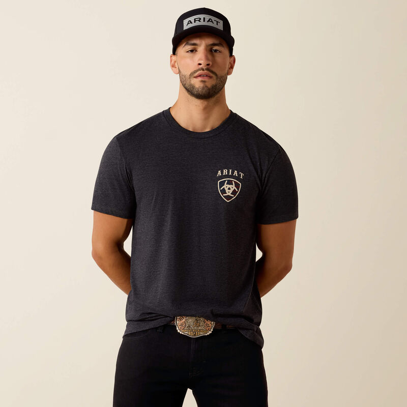 Ariat American Bison Charcoal T-Shirt