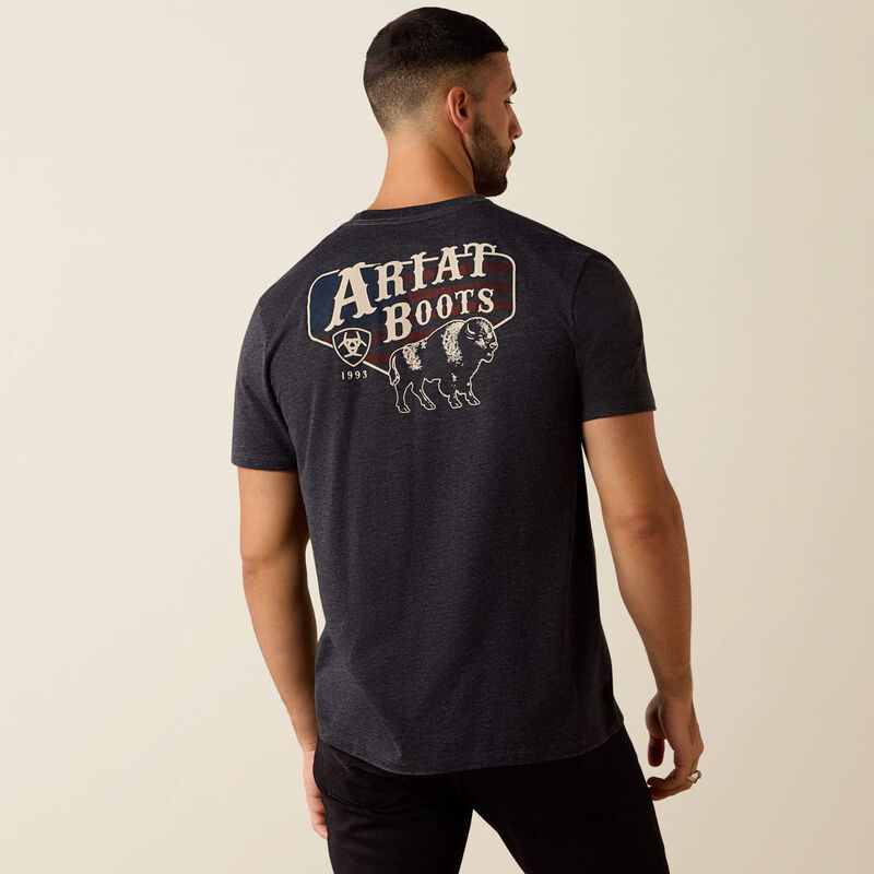 Ariat American Bison Charcoal T-Shirt