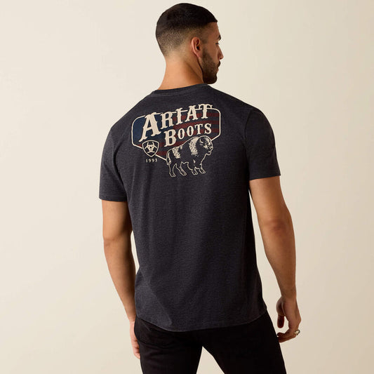 Ariat American Bison Charcoal T-Shirt