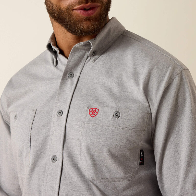 Ariat FR Airified Work Shirt Silver Fox