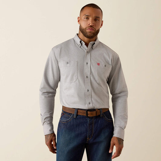 Ariat FR Airified Work Shirt Silver Fox