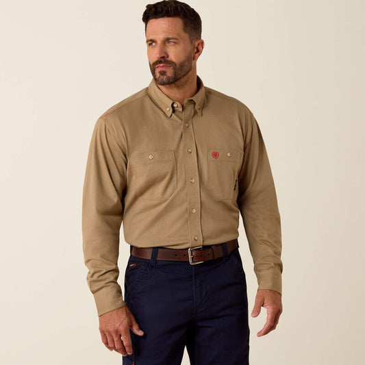 Ariat FR Airified Work Shirt Field Khaki