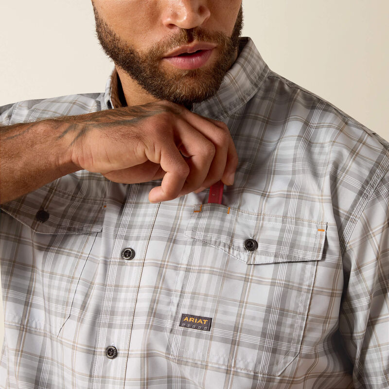 Ariat Rebar Made Tough VentTEK DuraStretch Work Shirt Micro Chip