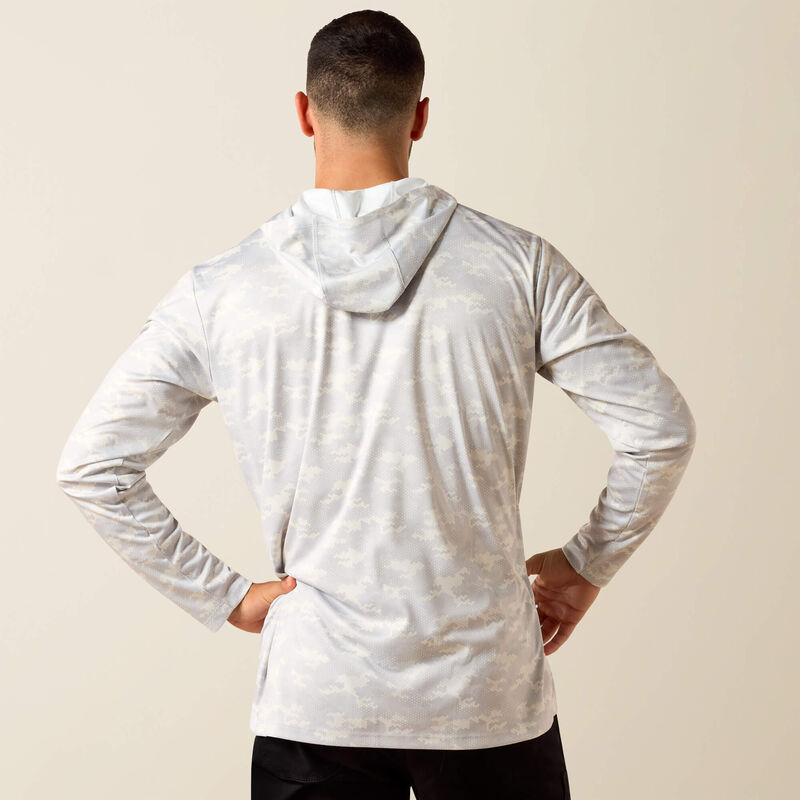 Ariat Rebar Sunblocker Printed Craft Hooded Long Sleeve T-Shirt