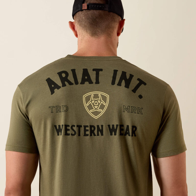 Ariat Outline Military Green T-Shirt