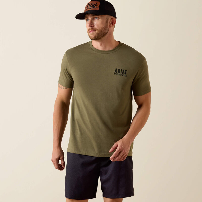 Ariat Outline Military Green T-Shirt