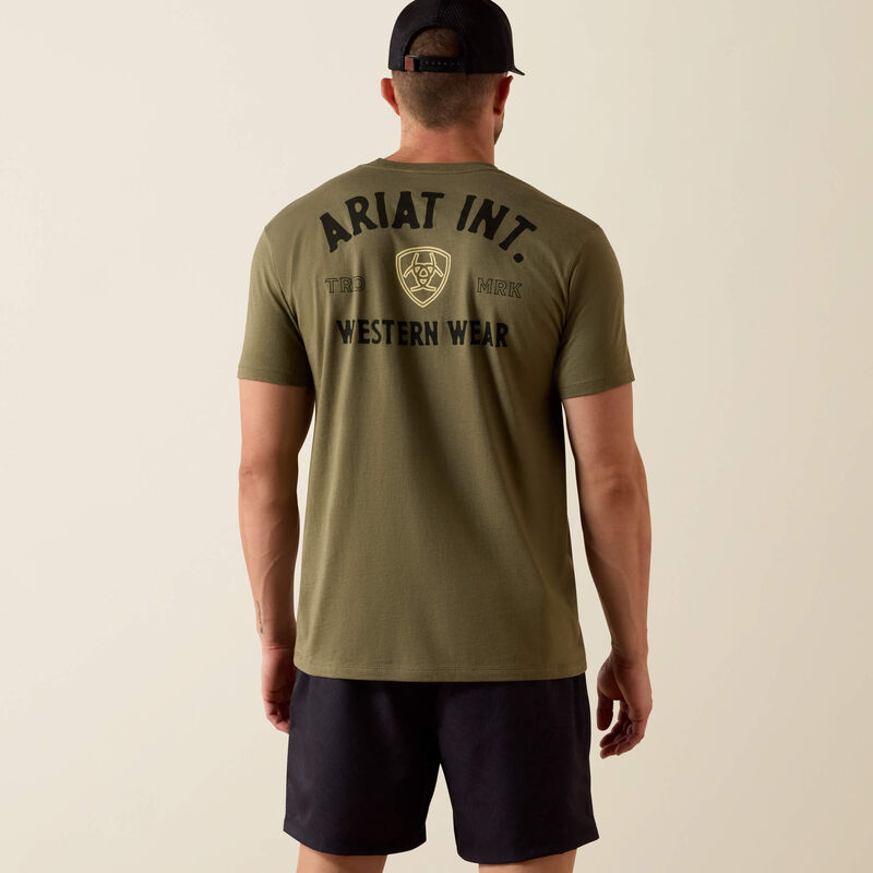 Ariat Outline Military Green T-Shirt