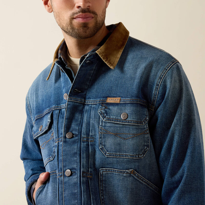 Ariat Flannel Lined Trucker Jacket