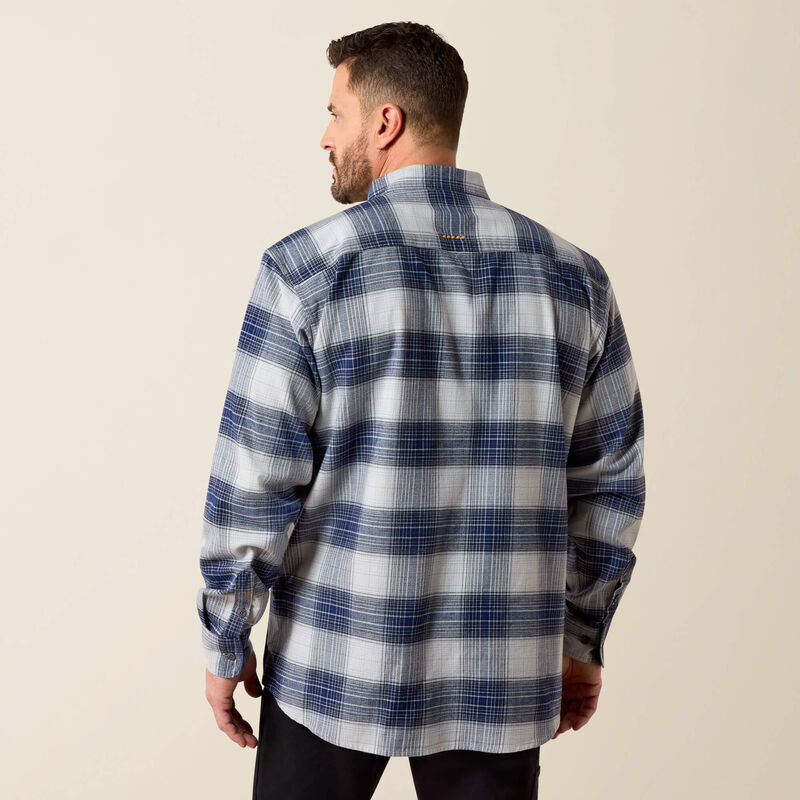 Ariat Rebar Flannel DuraStretch Work Shirt Weathervane