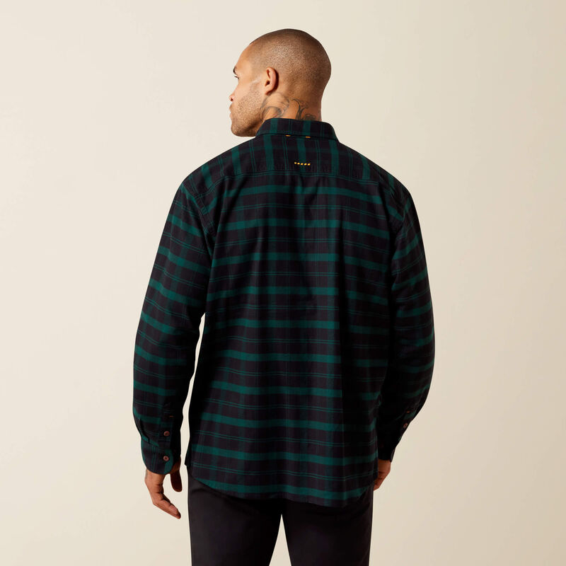 Ariat Rebar Flannel DuraStretch Work Shirt Ponderosa Pine