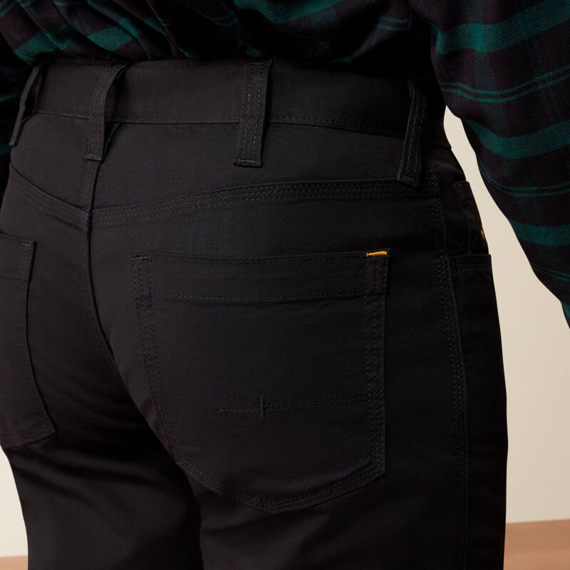 Ariat Rebar M5 Straight DuraStretch Made Tough Straight Pant Black