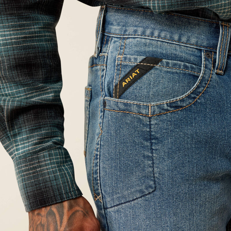 Ariat Rebar M2 Traditional Relaxed Rail DuraStretch Boot Cut Jeans