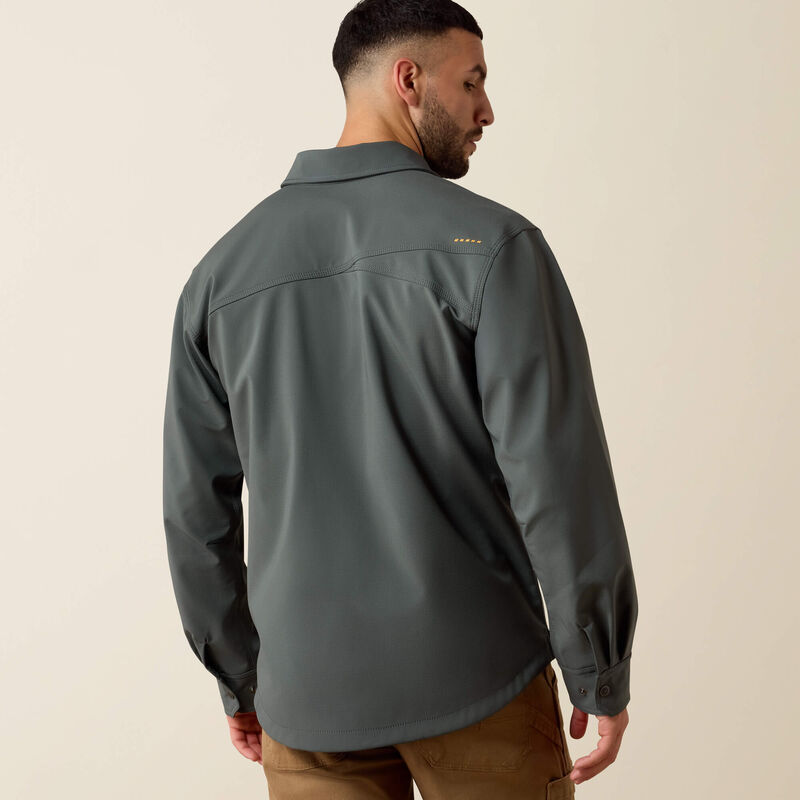 Ariat Rebar DuraStretch Utility Softshell Shirt Jacket Steel Green