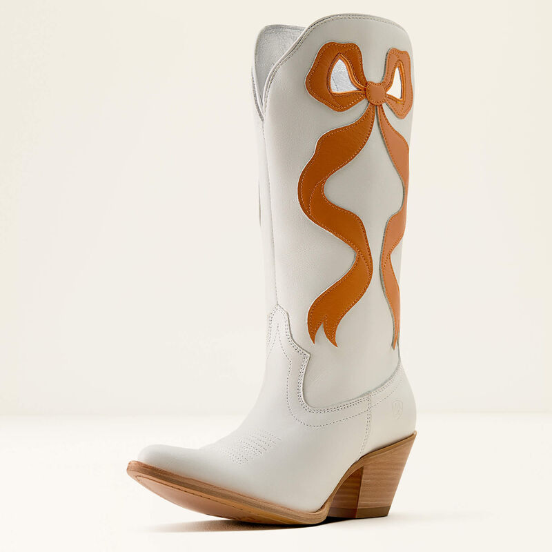 Ariat Beaux Pearl & Orange Boots