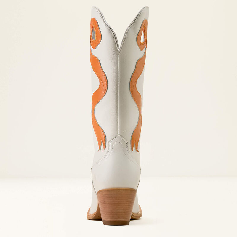 Ariat Beaux Pearl & Orange Boots