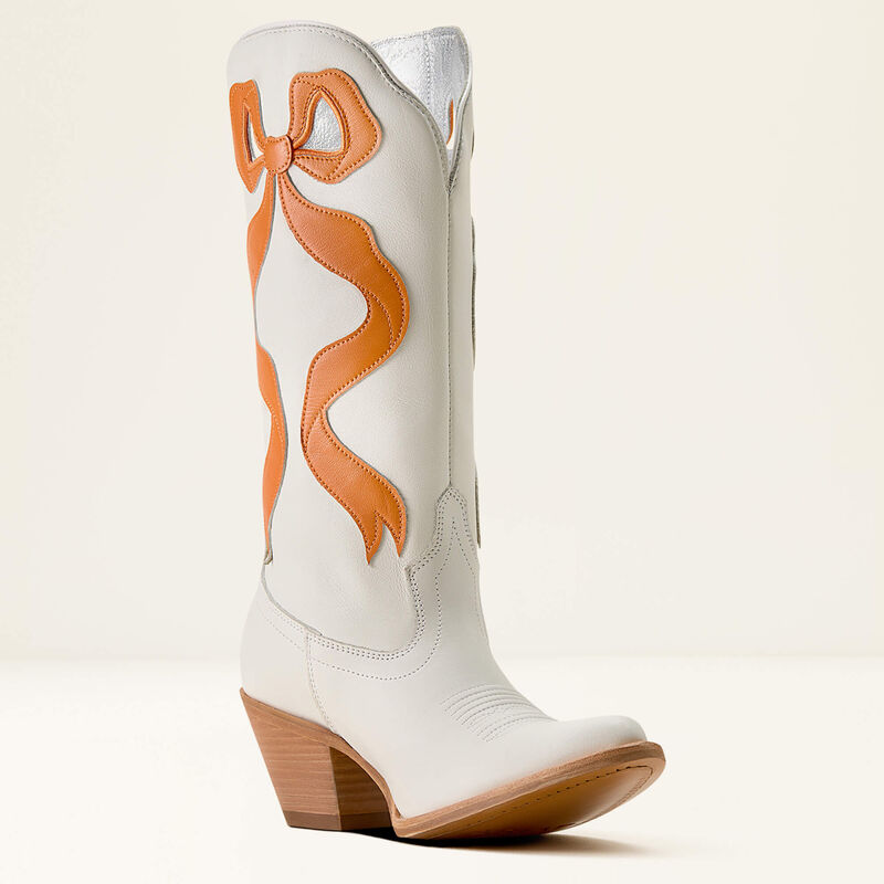 Ariat Beaux Pearl & Orange Boots