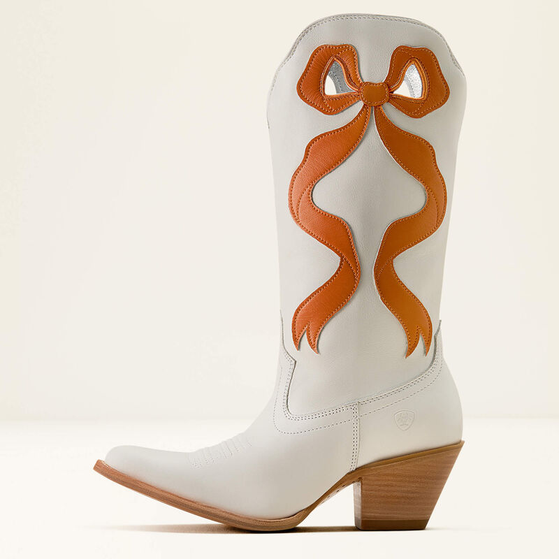 Ariat Beaux Pearl & Orange Boots