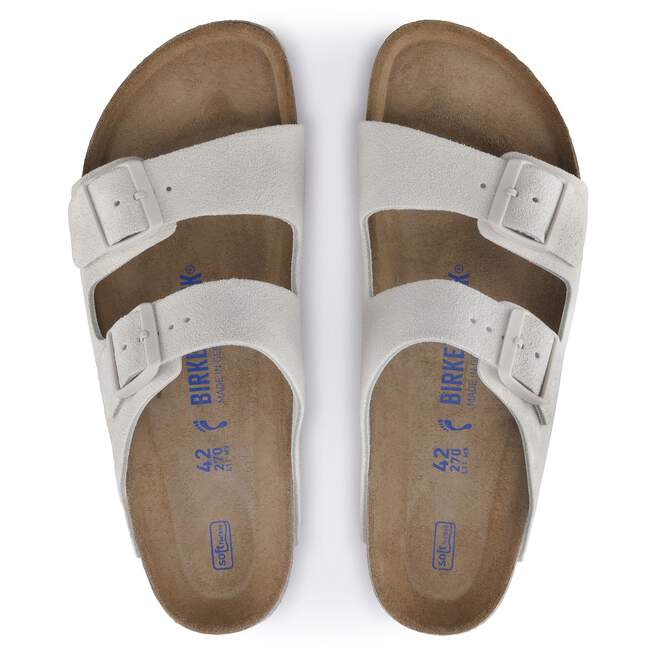 Birkenstock Arizona Soft Footbed Antique White Sandal