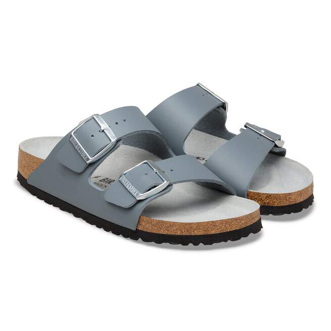 Birkenstock Arizona Birko-Flor Basalt Grey/Pure Sage Sandal