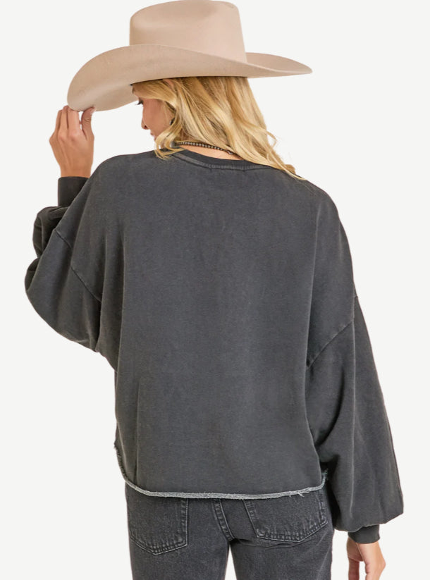 WEST DESPERADO EMBROIDERED SWEATSHIRT