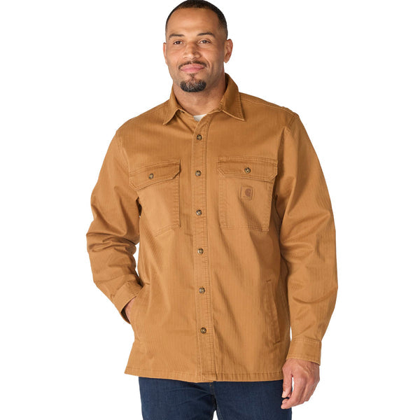 Carhartt Men's Newcastle Shirt Jacket Carhartt Brown