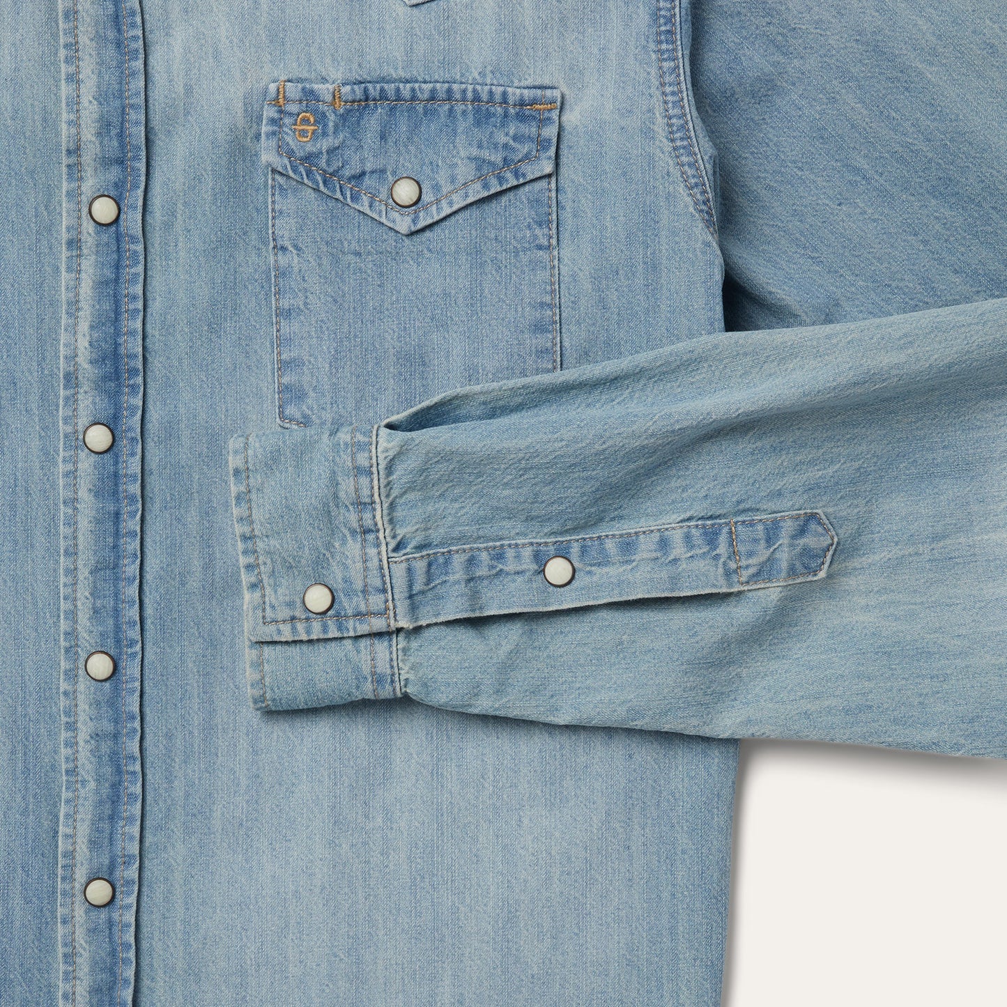 Stetson Modern Denim Blue Men's Snap Up