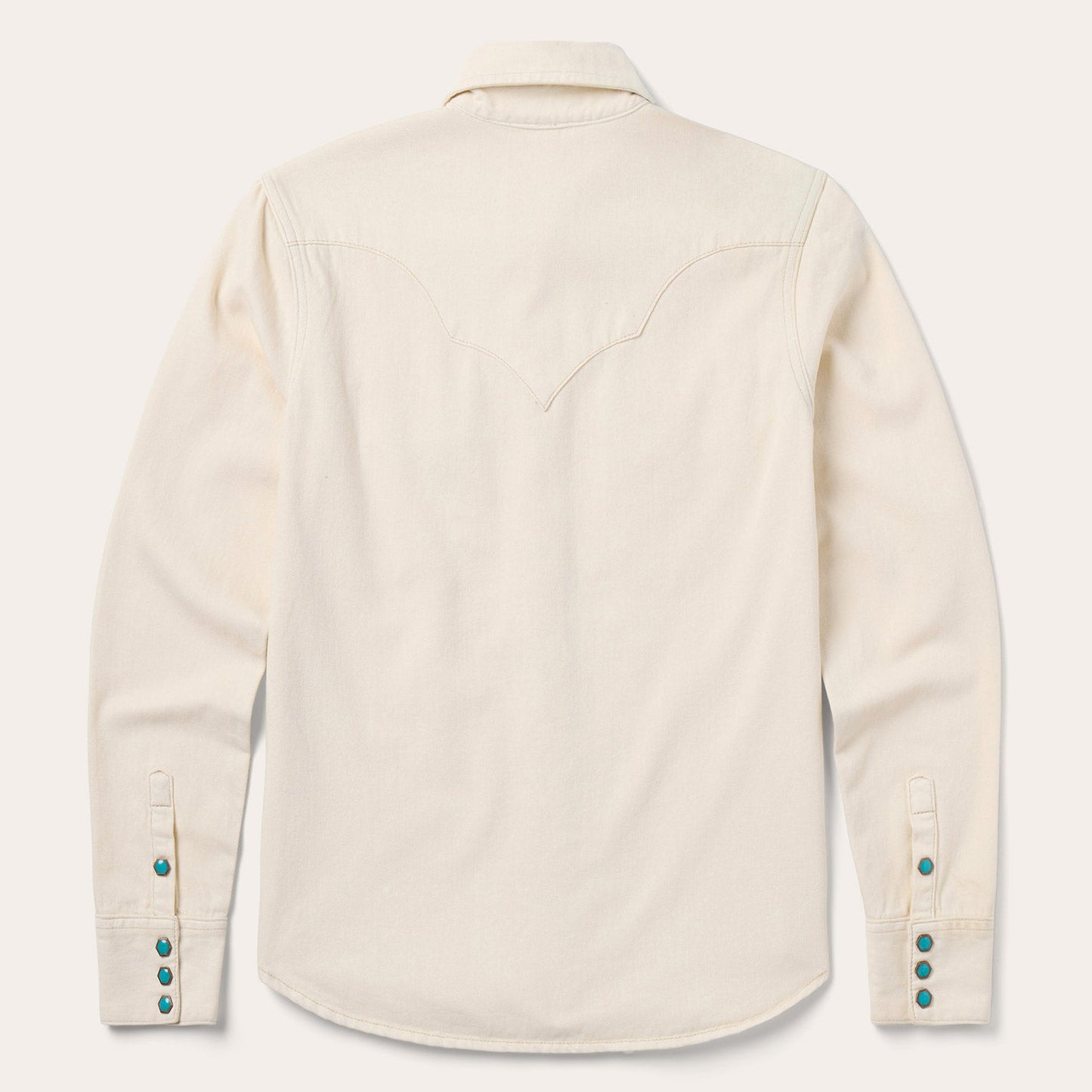 Stetson Cream Denim Women's Snap Up