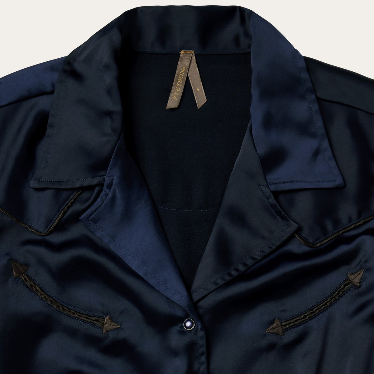 Stetson Satin Midnight Blue Dress