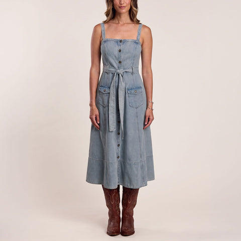 Stetson Denim Tie Dress