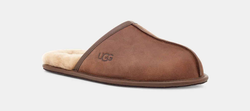 Ugg Scuff Leather Slip-On Tan