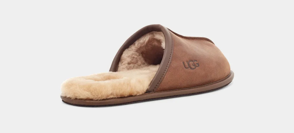 Ugg Scuff Leather Slip-On Tan