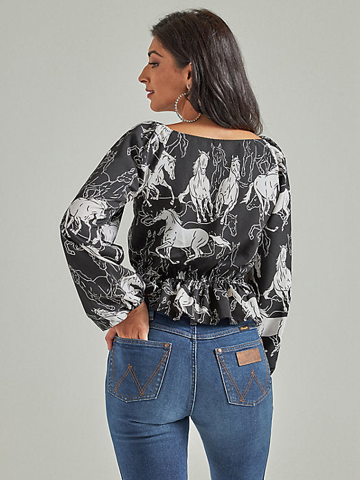 Horse Poetry Blouse