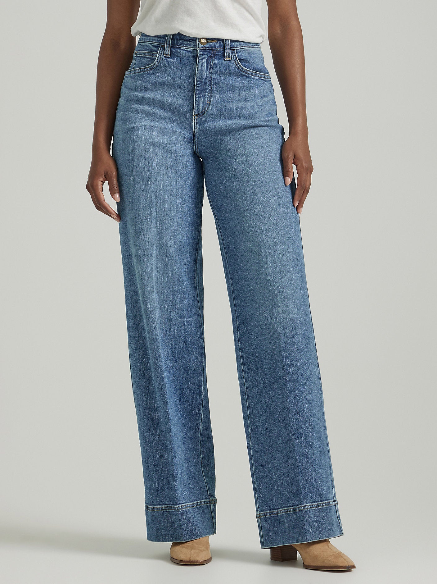 Lee Legendary Trouser Wide Leg Lightwash