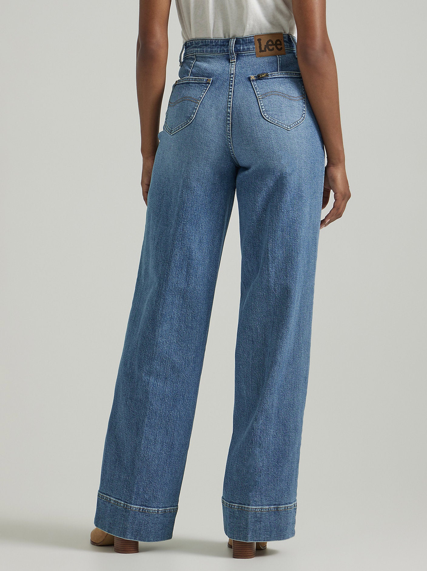 Lee Legendary Trouser Wide Leg Lightwash