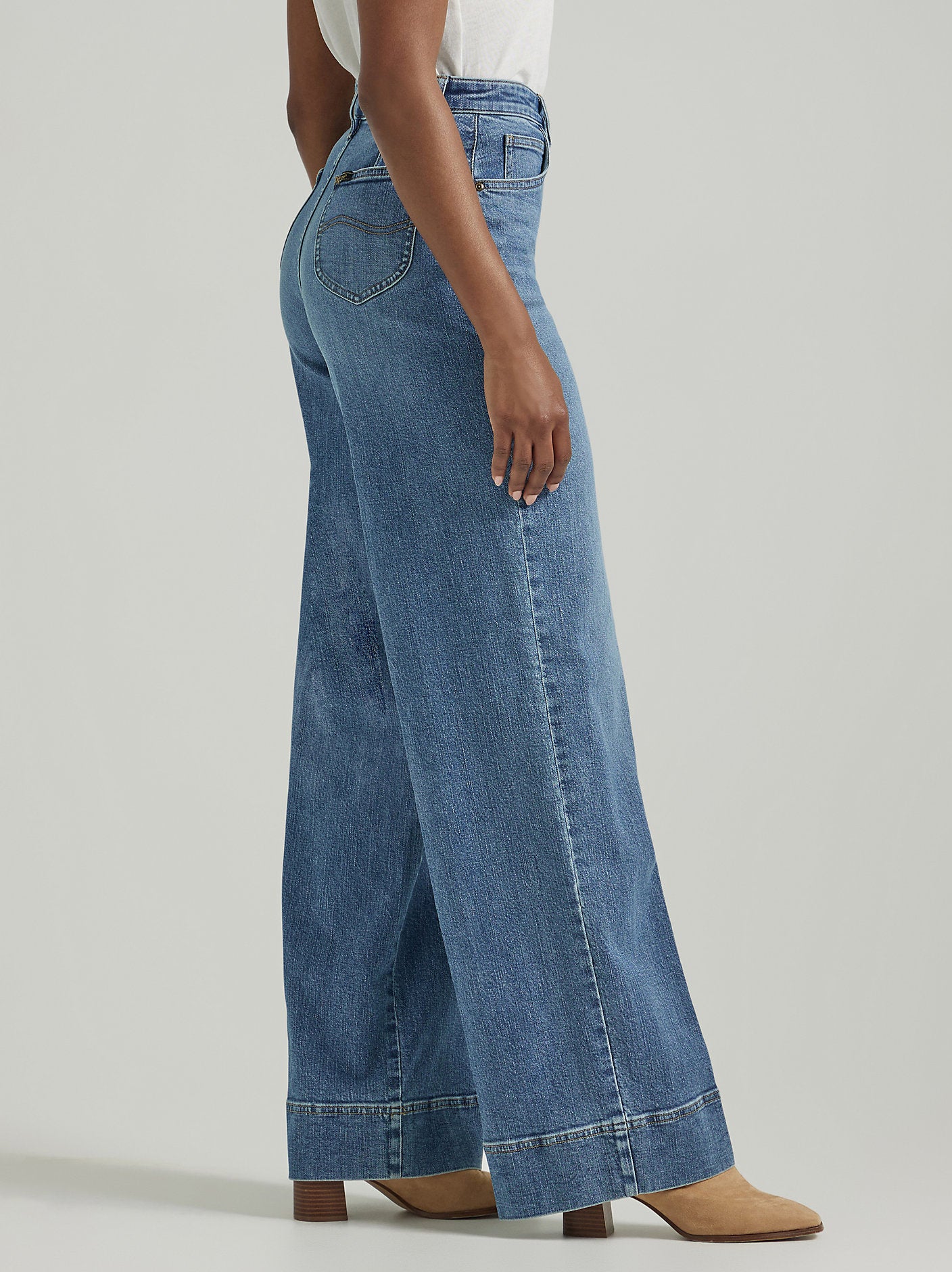 Lee Legendary Trouser Wide Leg Lightwash
