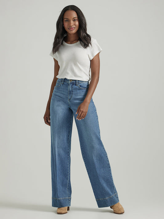 Lee Legendary Trouser Wide Leg Lightwash